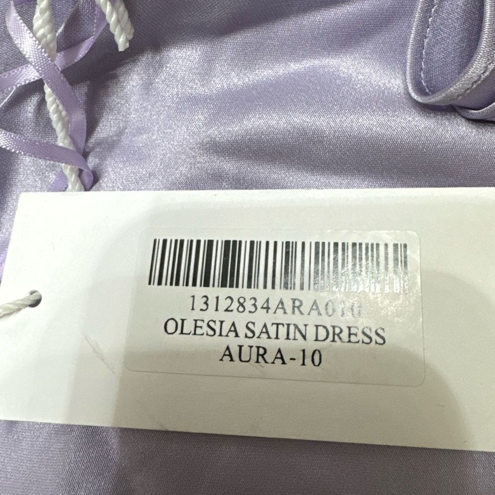 Reformation One Shoulder Dress in Lavender - Picture 4 of 4
